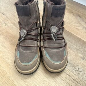 Pajar Kids Brown and Tan Snow Boots
